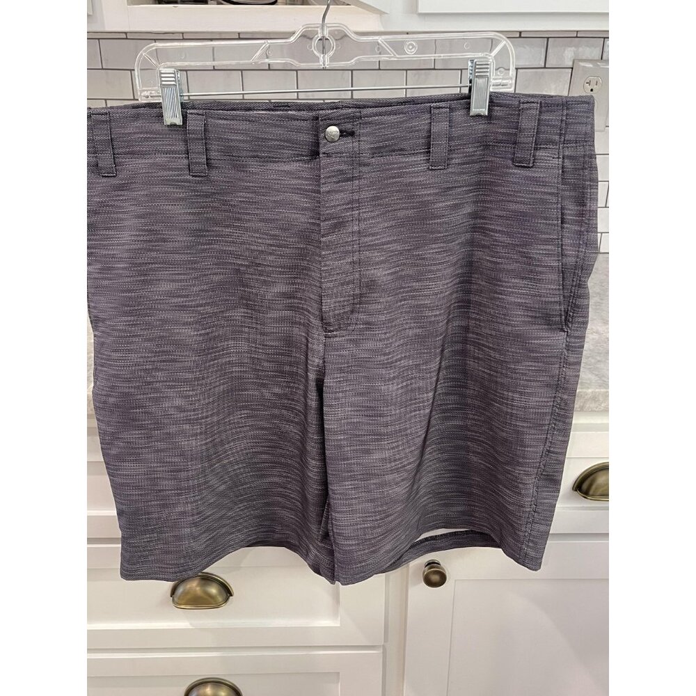 Callaway Shorts Mens 40 Gray Chevron Golf Stretch Pockets 9 Inch Inseam Athletic